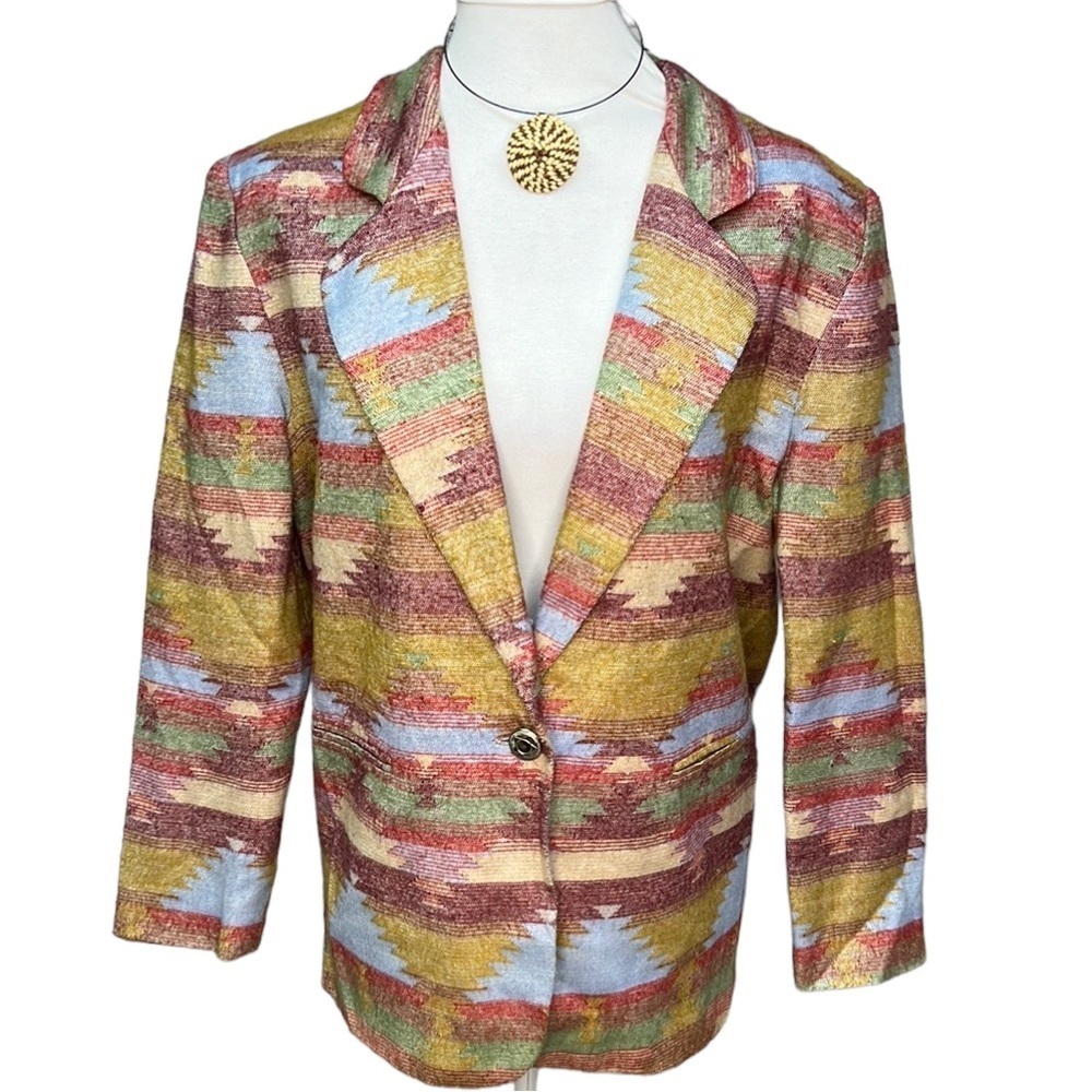 Bill Blass Southwestern Blazer